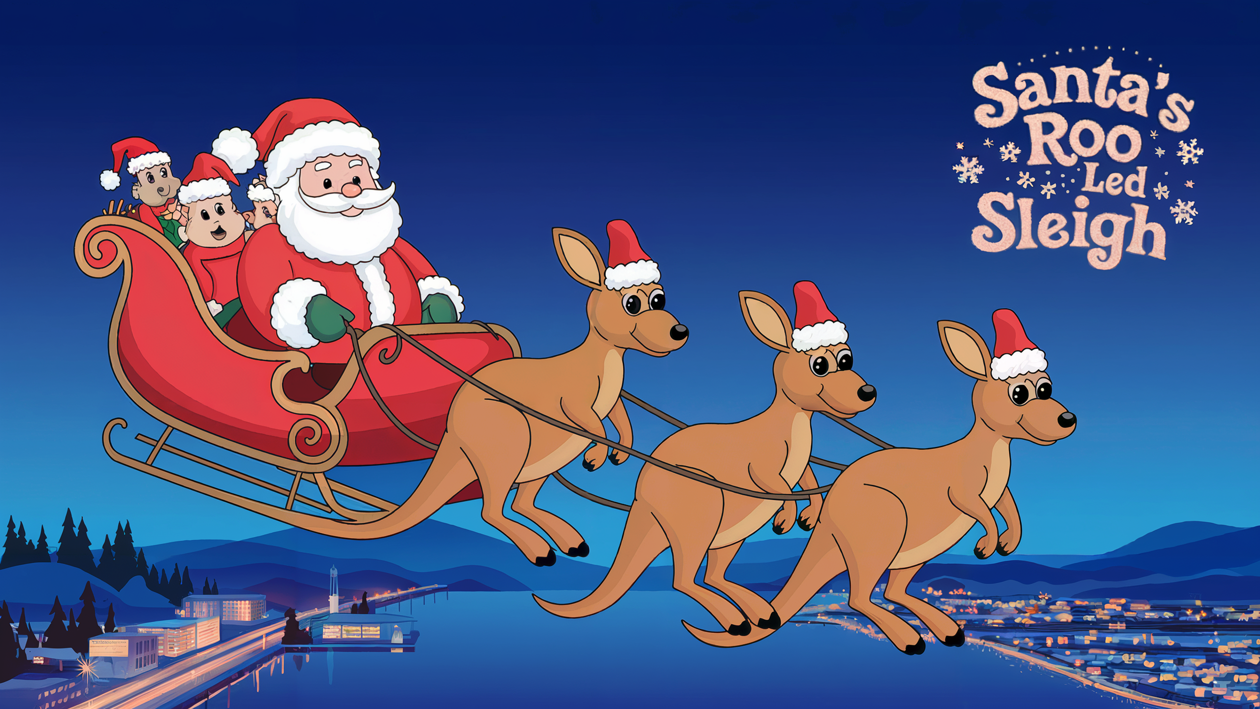 Santas Roo Led Sleigh